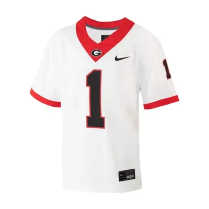 NCAA Nike #1 Georgia Bulldogs Away Untouchable Jersey