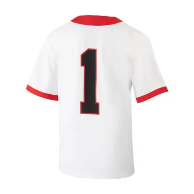NCAA Nike #1 Georgia Bulldogs Away Untouchable Jersey