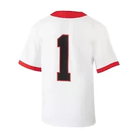 NCAA Nike #1 Georgia Bulldogs Away Untouchable Jersey