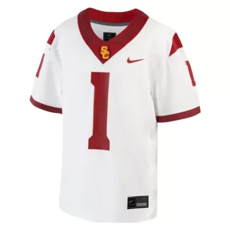 NCAA Nike #1 USC Trojans 1st Armored Division Old Ironsides Untouchable Football Jersey