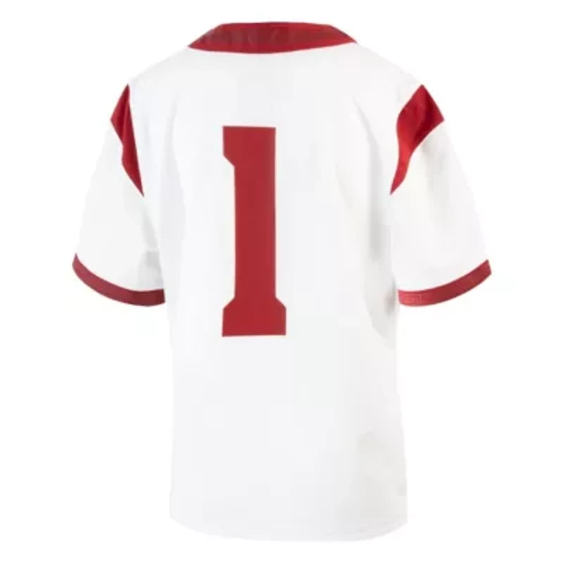 NCAA Nike #1 USC Trojans 1st Armored Division Old Ironsides Untouchable Football Jersey