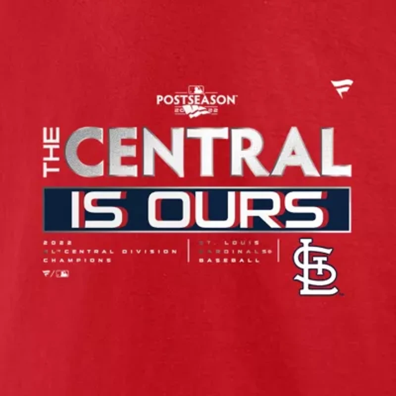 MLB Fanatics St. Louis Cardinals 2022 NL Central Division s Locker Room T-Shirt
