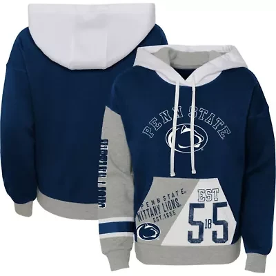 NCAA Girls Penn State Nittany Lions True Fan Soft Fleece Pullover Hoodie