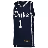 Duke Blue Devils NCAA Nike #1 Icon Replica Basketball Jersey