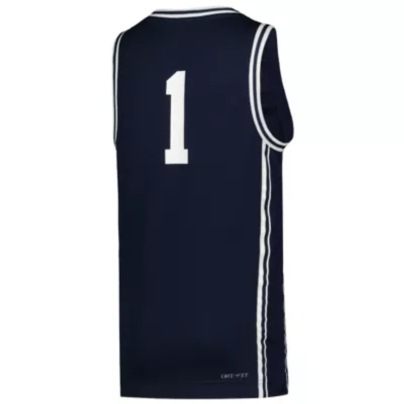 Duke Blue Devils NCAA Nike #1 Icon Replica Basketball Jersey