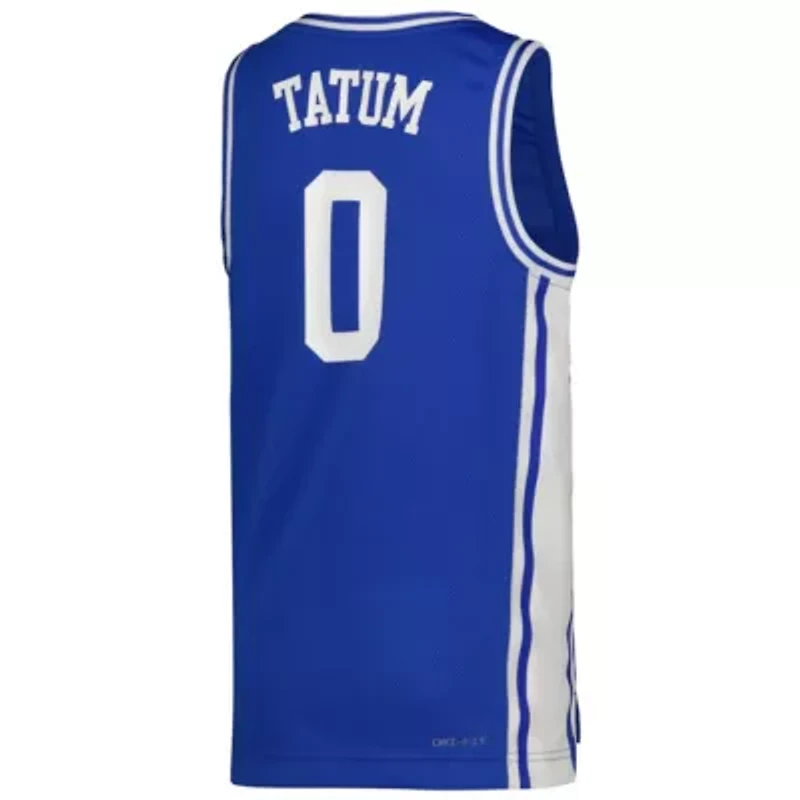 Duke Blue Devils NCAA Nike #0 Icon Replica Basketball Jersey