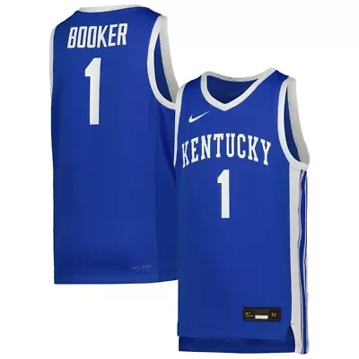 NCAA Nike #1 Kentucky Wildcats Icon Replica Basketball Jersey