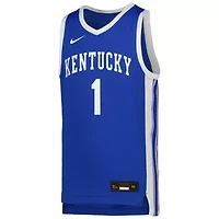 NCAA Nike #1 Kentucky Wildcats Icon Replica Basketball Jersey