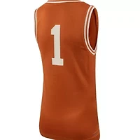NCAA Nike #1 Texas Longhorns Icon Replica Basketball Jersey