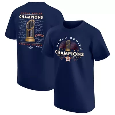 MLB Fanatics Houston Astros 2022 World Series s Signature Roster T-Shirt