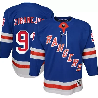 NHL Mika Zibanejad New York Rangers Home Premier Player Jersey