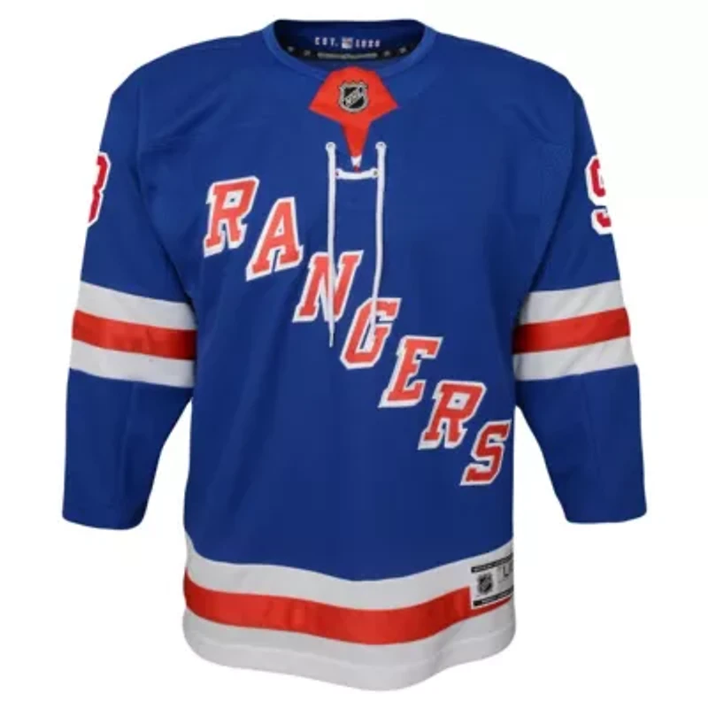 NHL Mika Zibanejad New York Rangers Home Premier Player Jersey