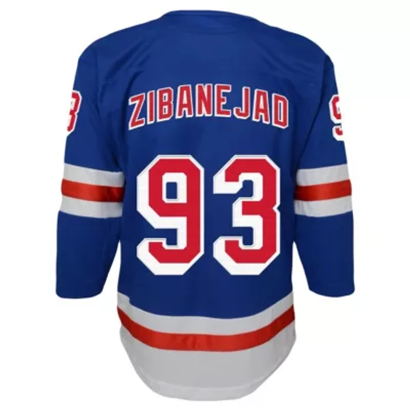 NHL Mika Zibanejad New York Rangers Home Premier Player Jersey