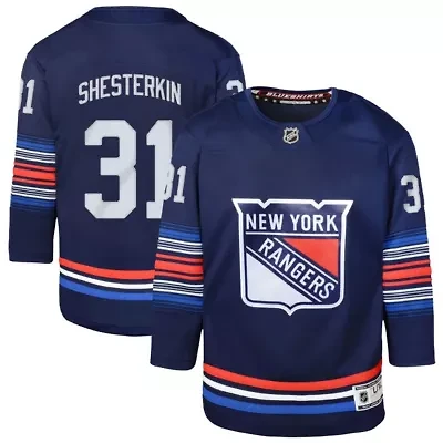 NHL Igor Shesterkin New York Rangers Alternate Premier Player Jersey