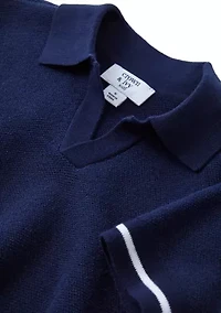 Boys 4-7 Short Sleeve Sweater Polo Shirt