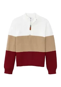 Boys 4-7 Striped Pullover Sweater