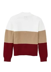 Boys 4-7 Striped Pullover Sweater