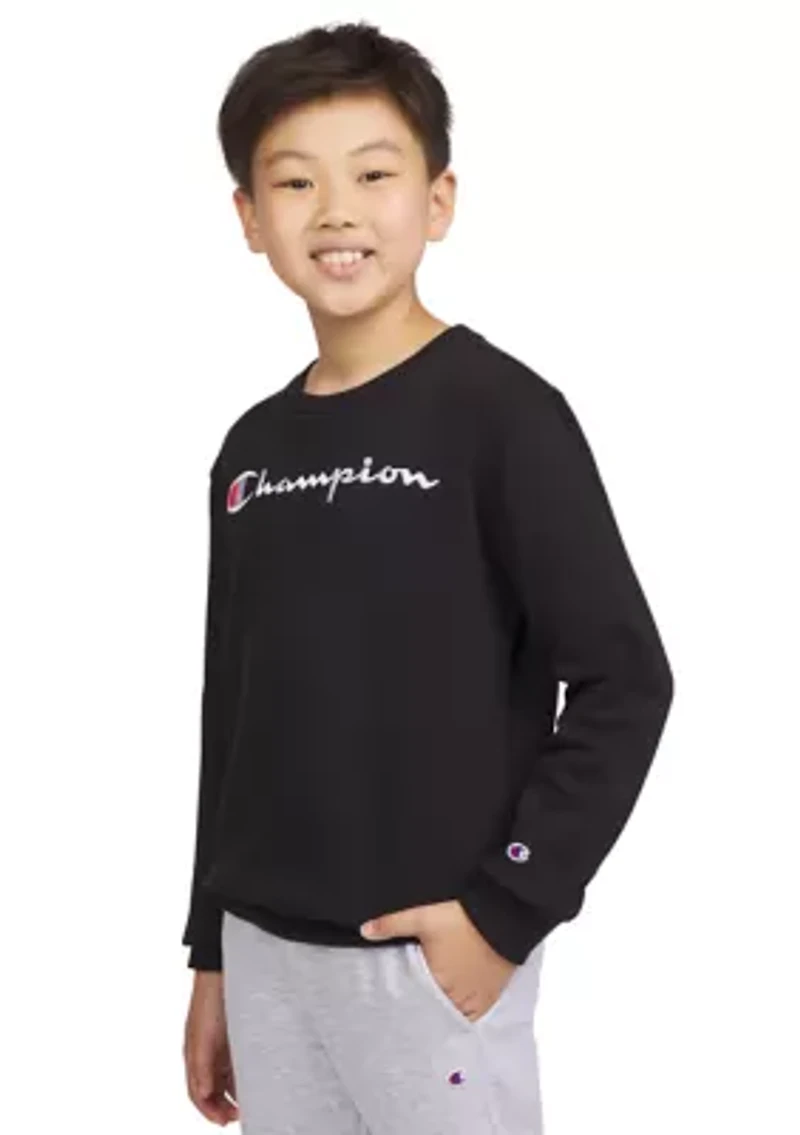 Boys 8-20 Signature Embroidered Pullover