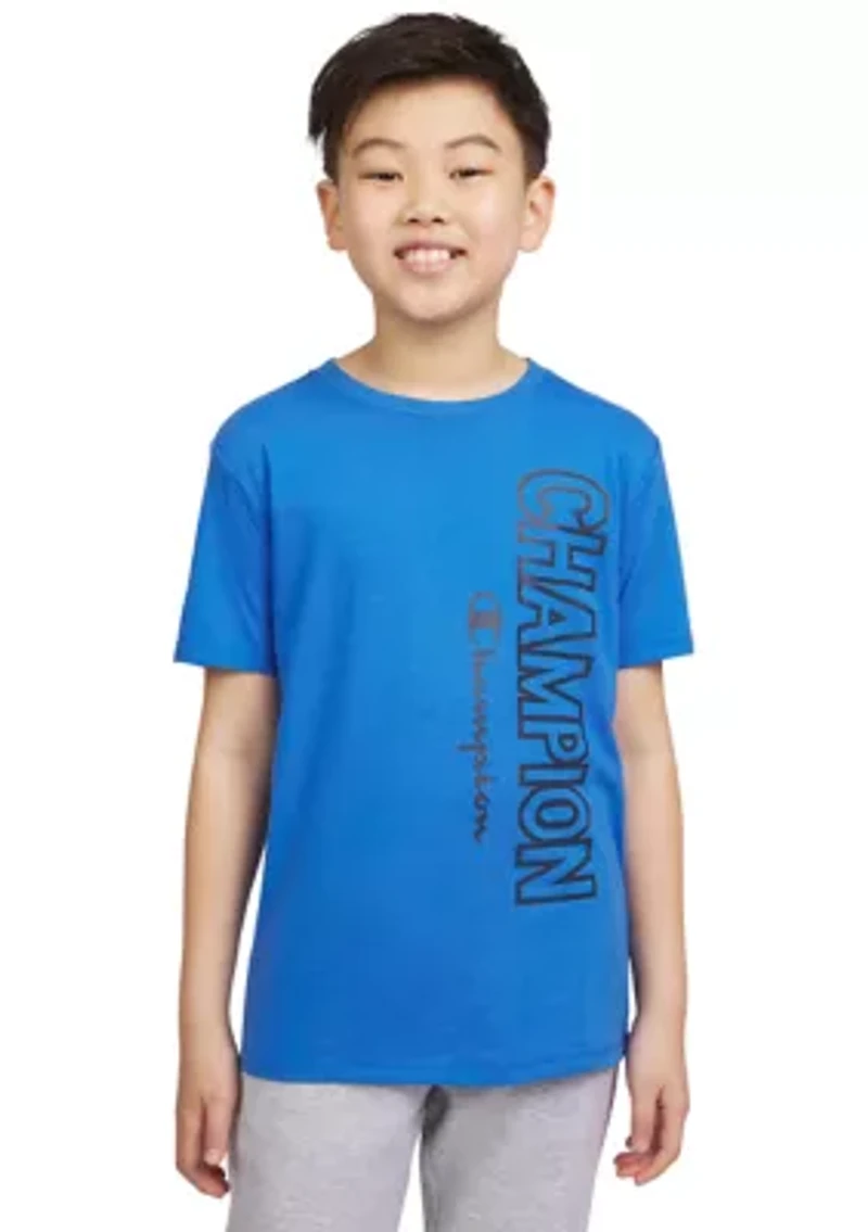 Boys 8-20 Vertical Logo Graphic T-Shirt