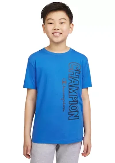 Boys 8-20 Vertical Logo Graphic T-Shirt