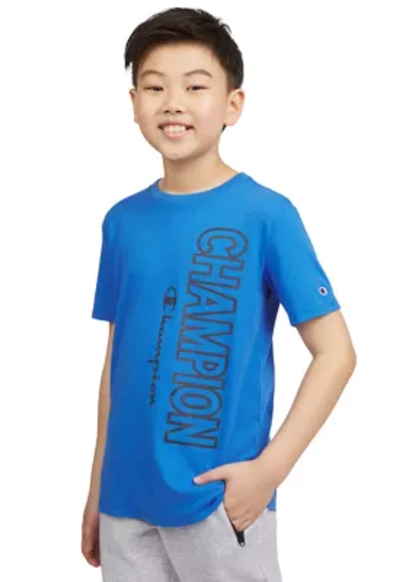 Boys 8-20 Vertical Logo Graphic T-Shirt