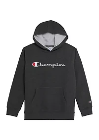 Boys 8-20 Signature Embroidered Fleece Hoodie