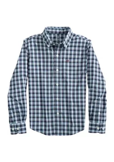Boys 8-20 Plaid Sport Shirt