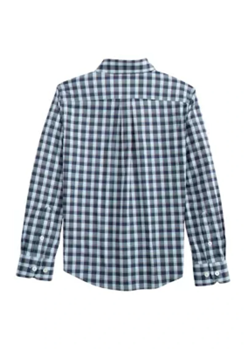 Boys 8-20 Plaid Sport Shirt