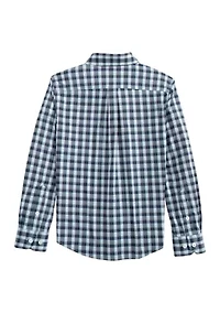 Boys 8-20 Plaid Sport Shirt