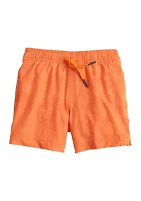 Boys 8-20 Palm Tree-Cation Swim Trunks