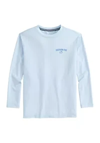 Boys 8-20 Blue Sails Long Sleeve Performance Graphic T-Shirt