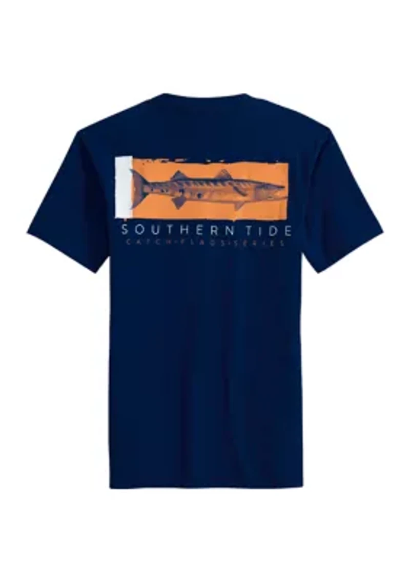 Boys 8-20 Barracuda Catch Flags Short Sleeve Graphic T-Shirt