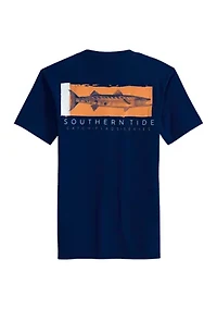 Boys 8-20 Barracuda Catch Flags Short Sleeve Graphic T-Shirt