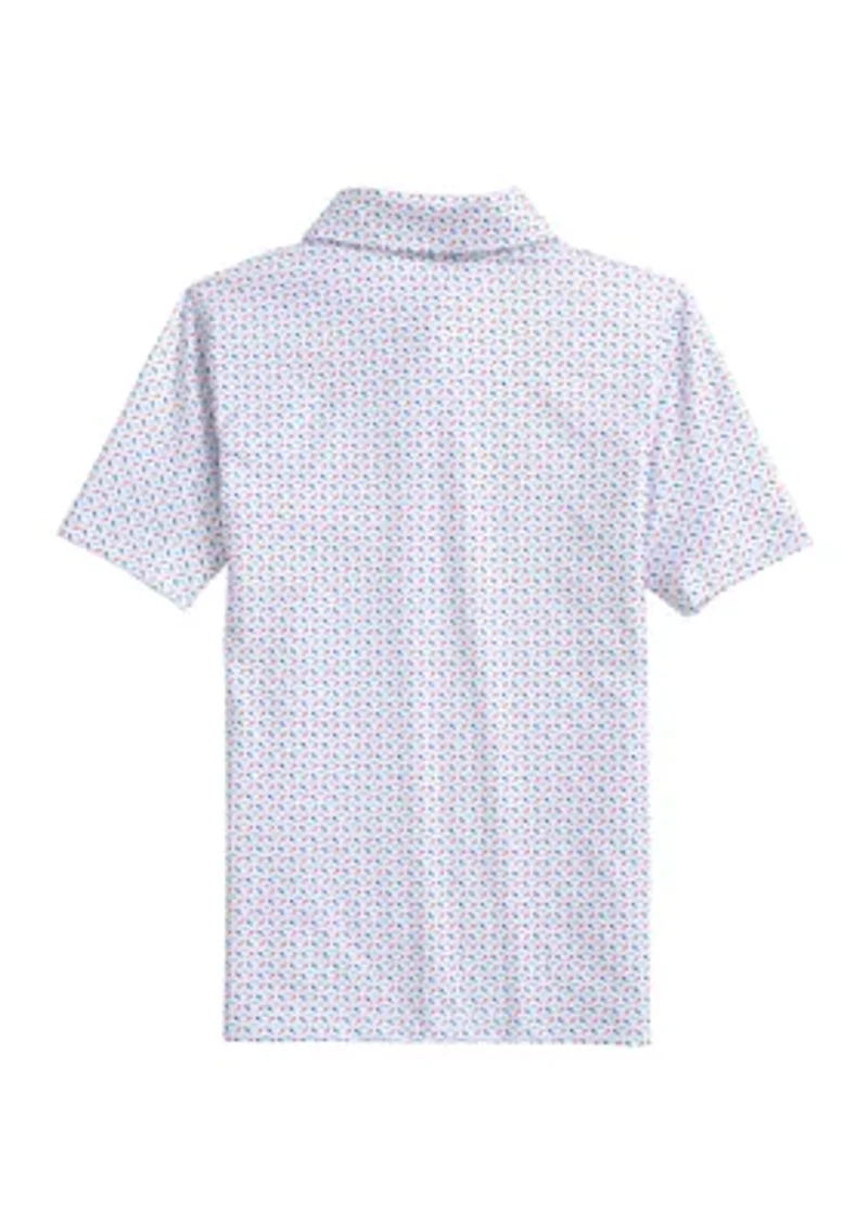 Boys 8-20 Driver Fin-Tastic Printed Polo Shirt