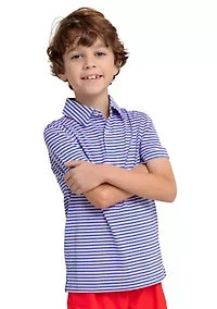Boys 8-20 Striped Polo Shirt