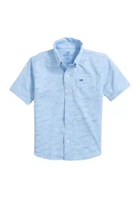 Boys 8-20 Fish Intercoastal Sport Shirt