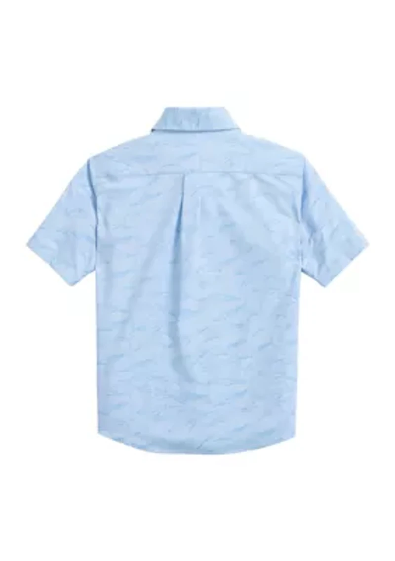 Boys 8-20 Fish Intercoastal Sport Shirt