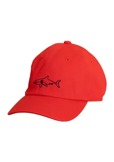 UH OH Sharks Leather Strap Hat