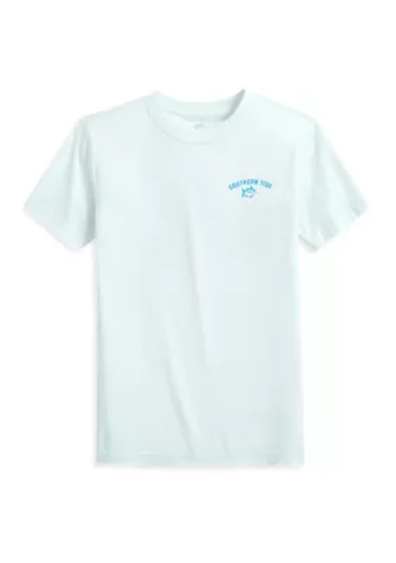 Boys 8-20 Umbrellas and Blankets Short Sleeve T-Shirt