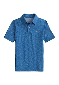 Boys 8-20 Make it Snappy Printed Performance Polo Shirt