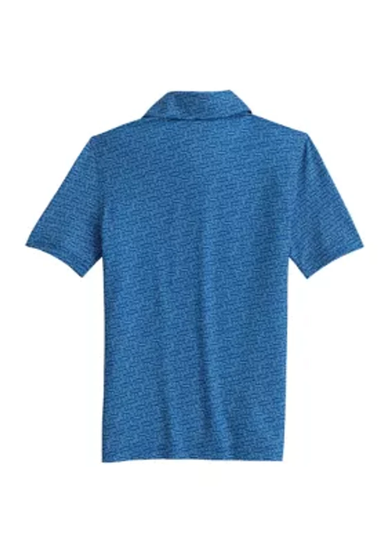 Boys 8-20 Make it Snappy Printed Performance Polo Shirt