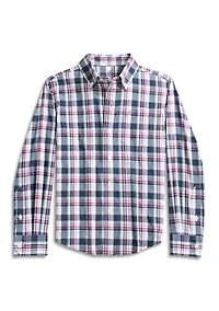 Boys 8-20 Breakwater Plaid Long Sleeve Woven Shirt