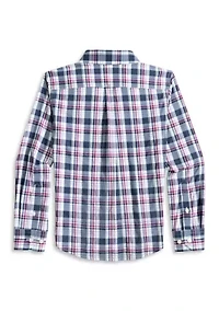 Boys 8-20 Breakwater Plaid Long Sleeve Woven Shirt