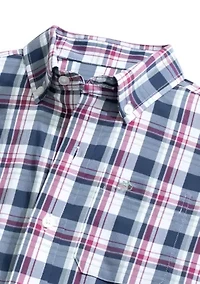 Boys 8-20 Breakwater Plaid Long Sleeve Woven Shirt