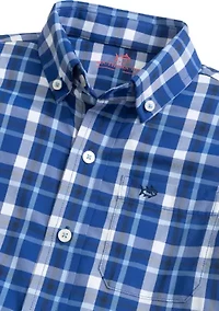 Boys 8-20 Long Sleeve Ridge Plaid Shirt