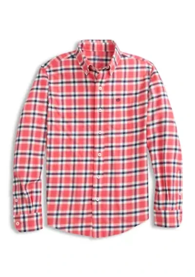 Beachrock Plaid Long Sleeve Button Down Shirt