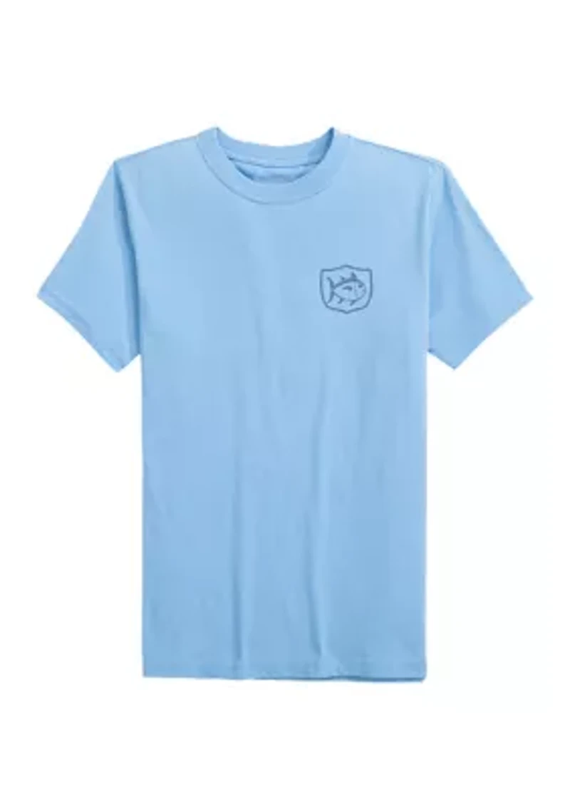Boys 8-20 Skipjack Fishing Short Sleeve T-Shirt