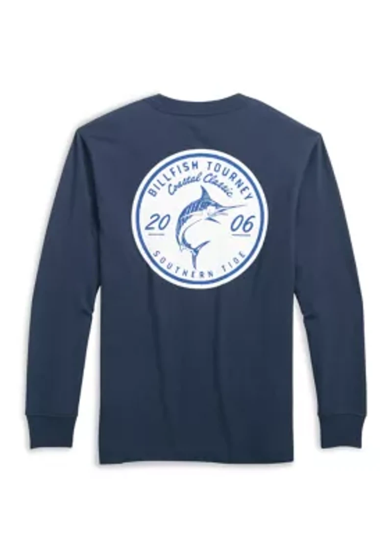 Boys 8-20 Long Sleeve Billfish Tourney Graphic T-Shirt