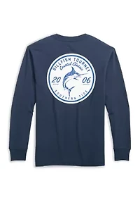 Boys 8-20 Long Sleeve Billfish Tourney Graphic T-Shirt