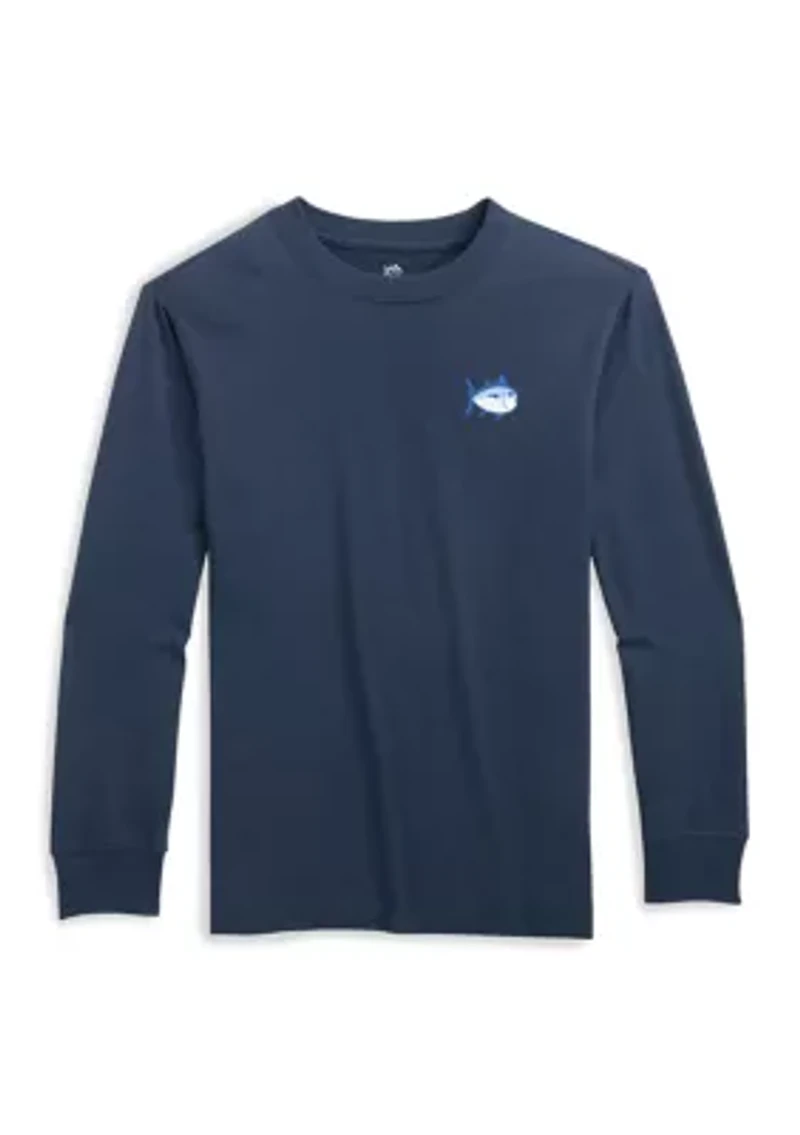 Boys 8-20 Long Sleeve Billfish Tourney Graphic T-Shirt